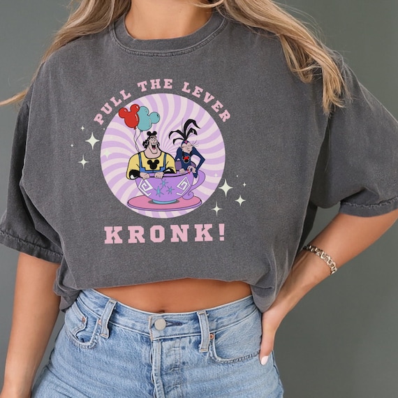 Disney T-Shirts, Kronk, Emperor's New Grove, Funny, Disney World, Disney, Vacation Tee, Unisex, Pull the Lever Kronk, Yzma