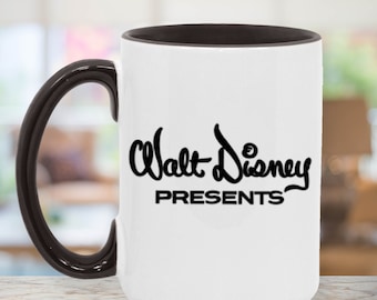 Disney 11 oz or 15 oz Mug, Walt Disney Presents, Ceramic Coffee Mug
