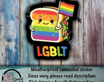 LGBLT | LGBTQ Stickers | pride month  | funny adult stickers