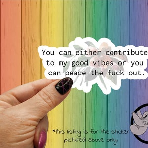 Sarcastic Vibe Check Sticker: Sassy Adult Humor