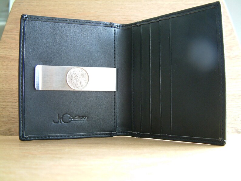 High Quality Faux Leather Slimline Money Clip Card Holder ID Oyster Wallet