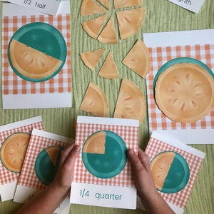 Frações de torta de maçã e notas musicais | Matemática Inicial | Jardim de infância pré-escolar de outono | Educação Musical| Escola em casa | Tema de outono para impressão