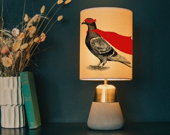 Super pigeon lamp shade/ ceiling shade - bird lamp shade - bird light - lighting