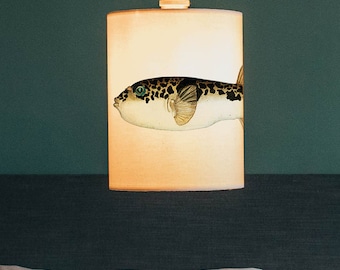Smooth Toadfish Lamp Shade: Nautical Ceiling Lighting