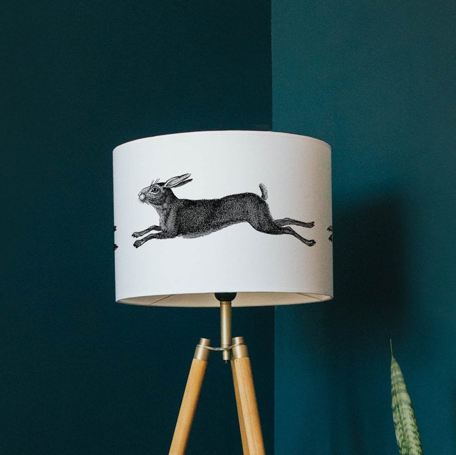 Hare Lamp Shade/ceiling Light Animal Lampshade Home Décor Etsy