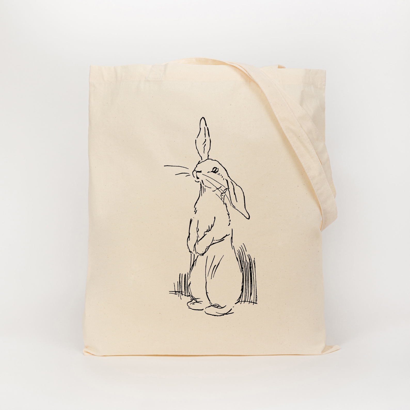 Rabbit Bag Rabbit Gifts Cotton Reusable Bag Fabric - Etsy