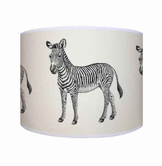 Lamp Shade Ceiling Light Pendant Light Zebra Shade Drum Etsy