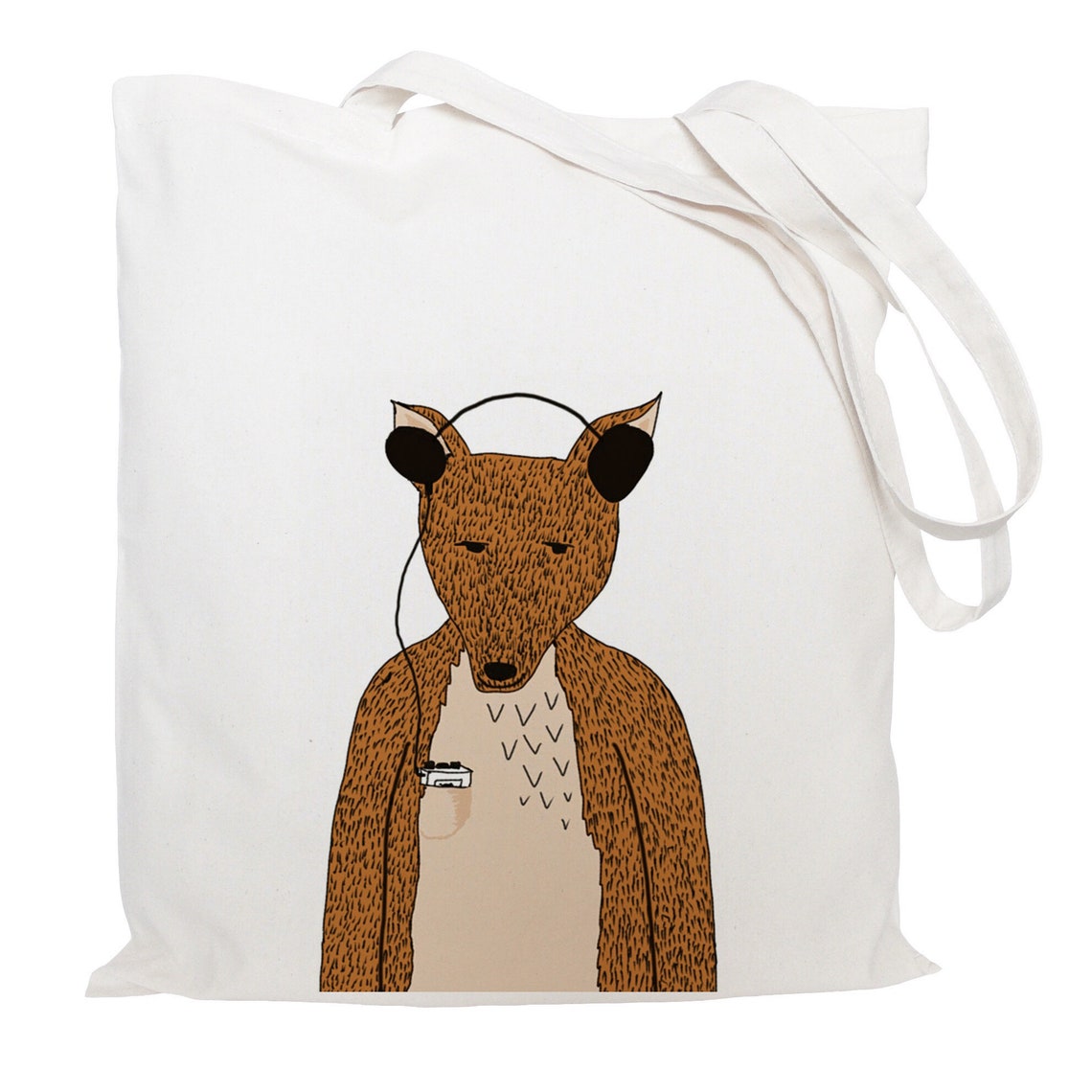 Animal bag tote bag reusable bag cotton bag shopping Etsy