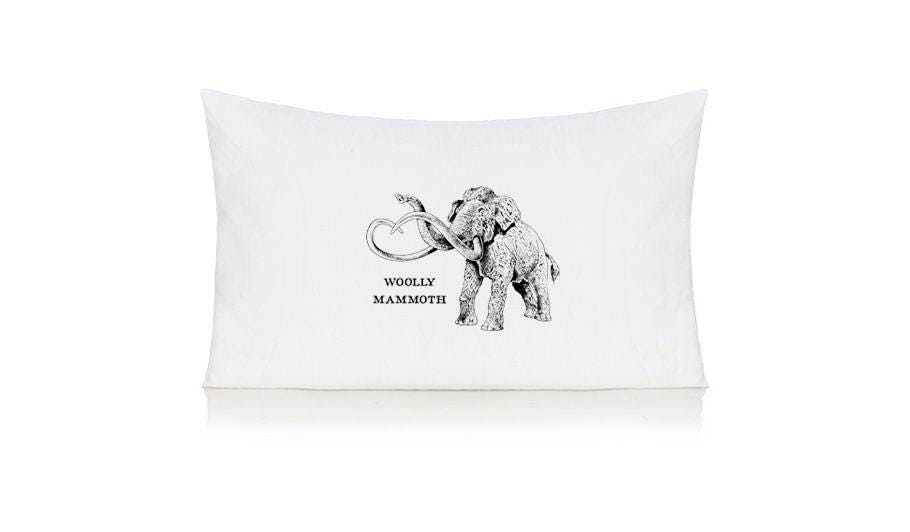 Woolly mammoth pillow case cushion bedding pillow cover Etsy