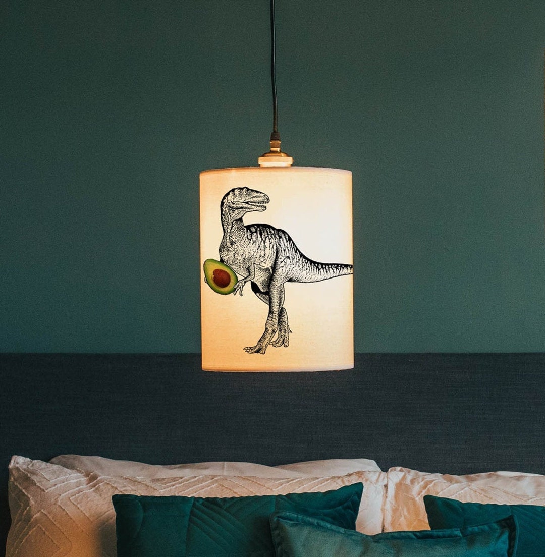 Dinosaur Lamp Shade/ Ceiling Shade Avocado Lamp Shade Etsy
