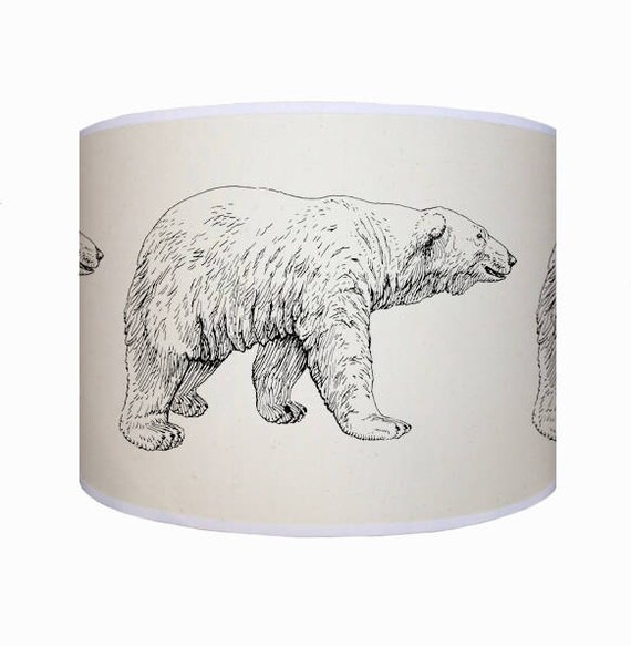 Lamp Shade Ceiling Light Pendant Light Polar Bear Shade Etsy