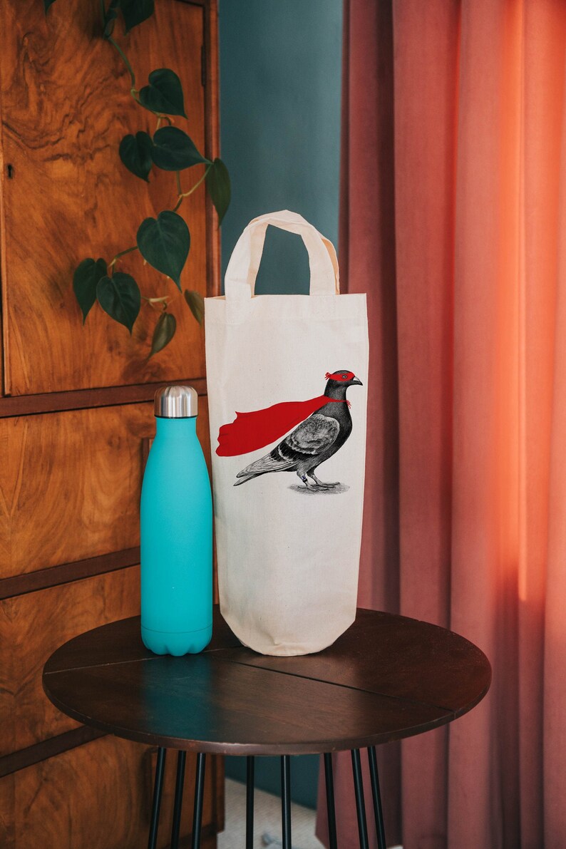 wine tote gift bag quirky gift bottle bag