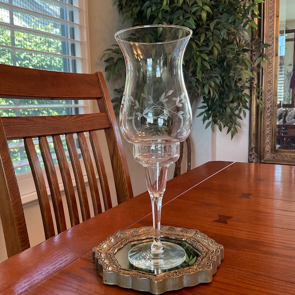 Princess House Hurricane Candle Holders
