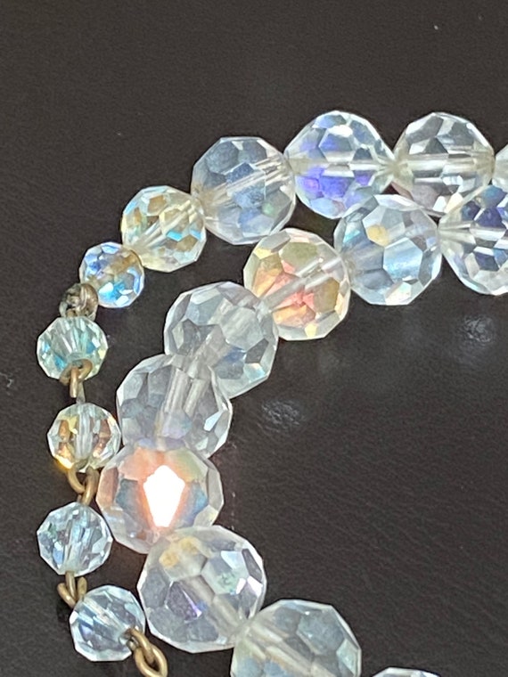 Vintage Aurora Borealis Crystal Choker Necklace 1… - image 6