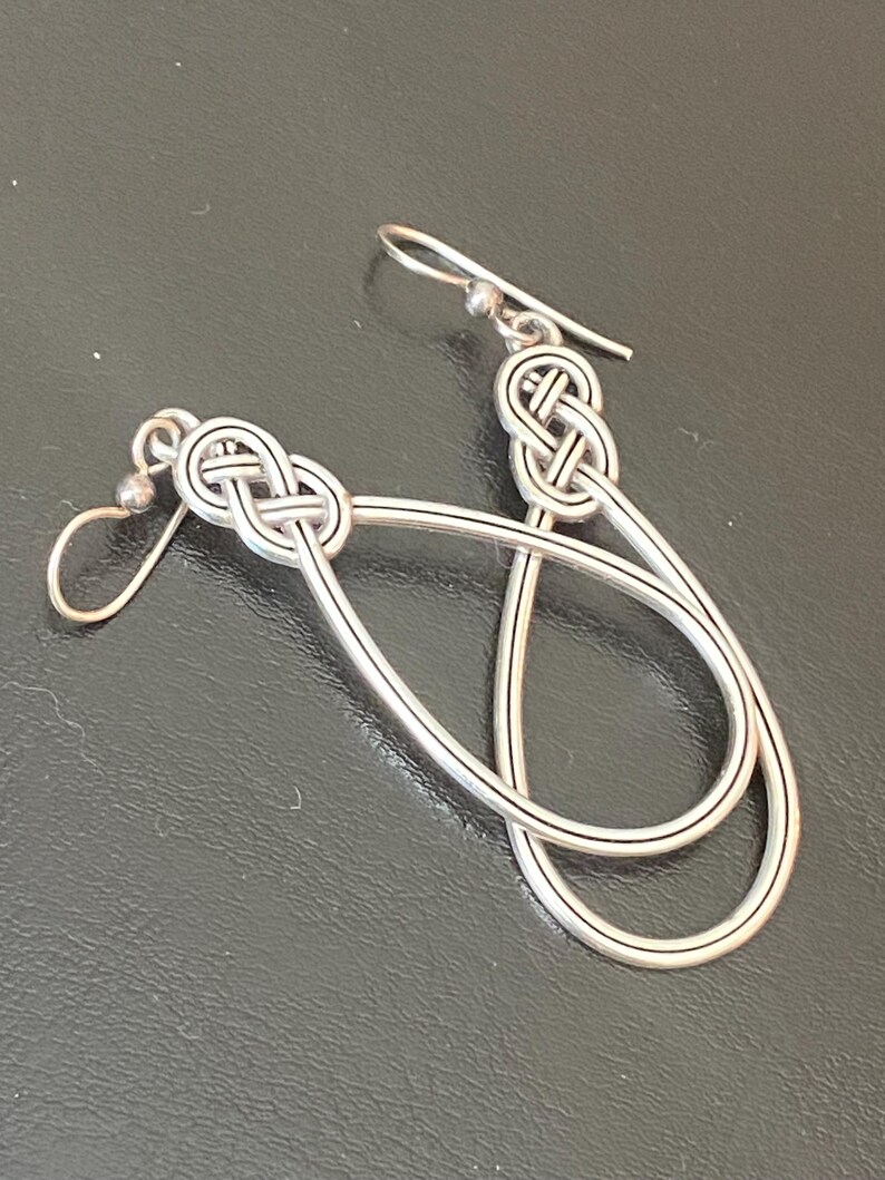 Brighton Interlok French Knot Wire 2” Earrings Ex Condition bild 4