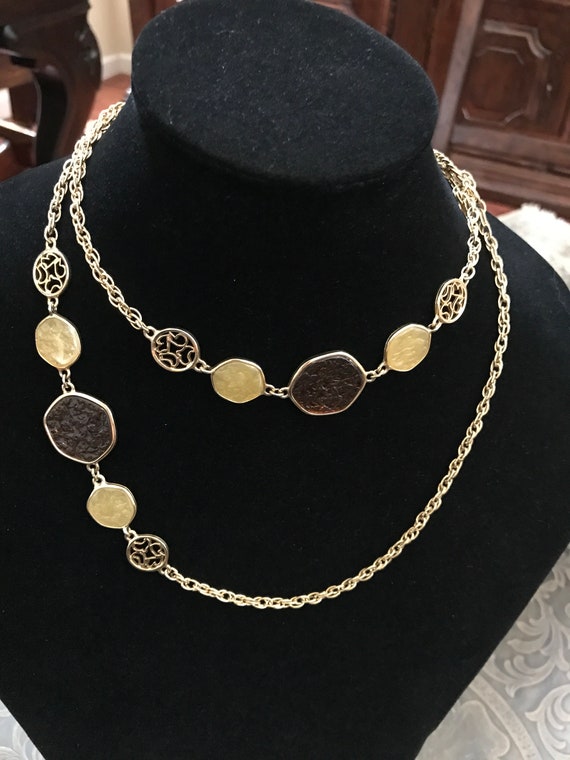 1974 Sarah Coventry Taste of Honey Iconic Necklace