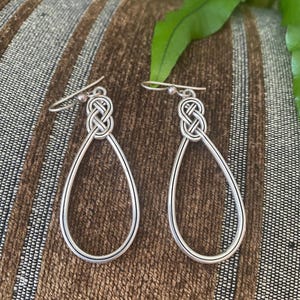 Brighton Interlok French Knot Wire 2” Earrings Ex Condition bild 6