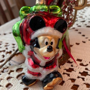 Mickey Mouse Glass Figurine - Etsy