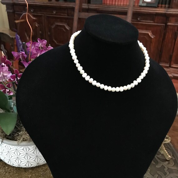 Teng Yue 6mm to 7mm Freshwater Pearl Choker Necklace Etsy
