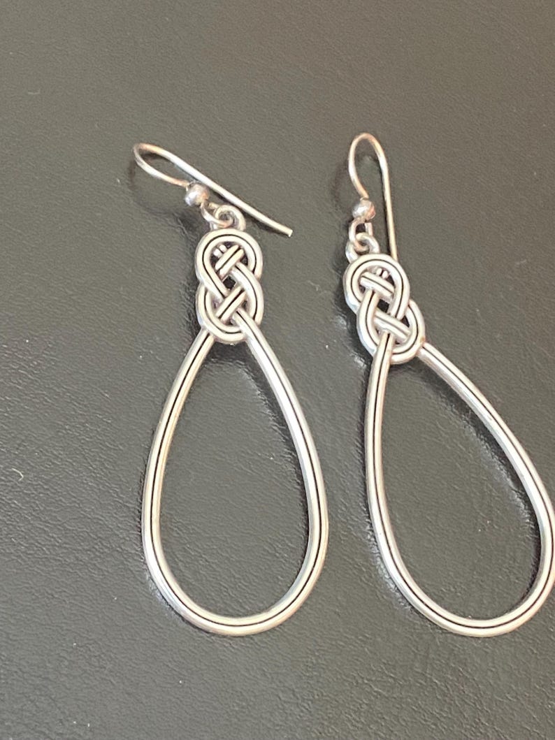 Brighton Interlok French Knot Wire 2” Earrings Ex Condition bild 5