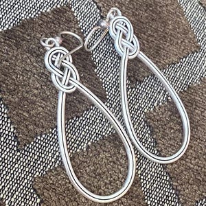 Brighton Interlok French Knot Wire 2” Earrings Ex Condition bild 8