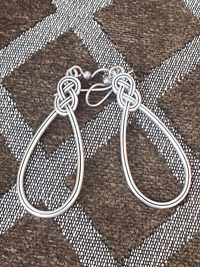 Brighton Interlok French Knot Wire 2” Earrings Ex Condition bild 7