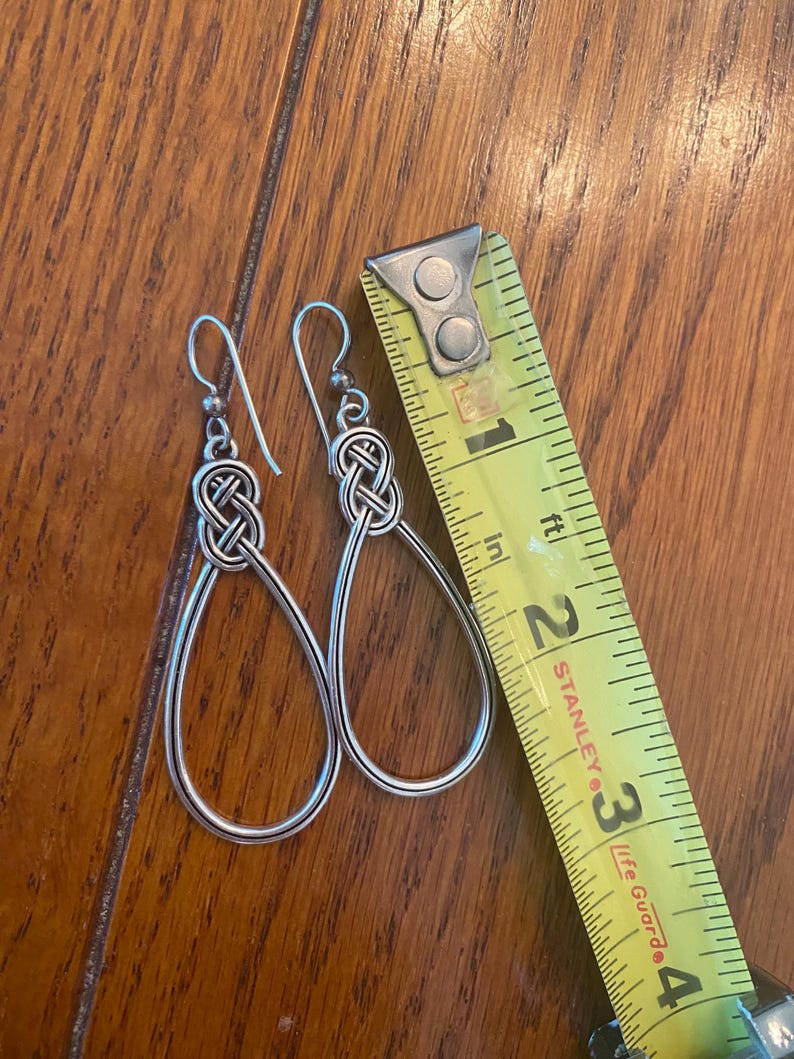 Brighton Interlok French Knot Wire 2” Earrings Ex Condition bild 9