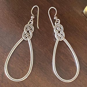 Brighton Interlok French Knot Wire 2” Earrings Ex Condition bild 2