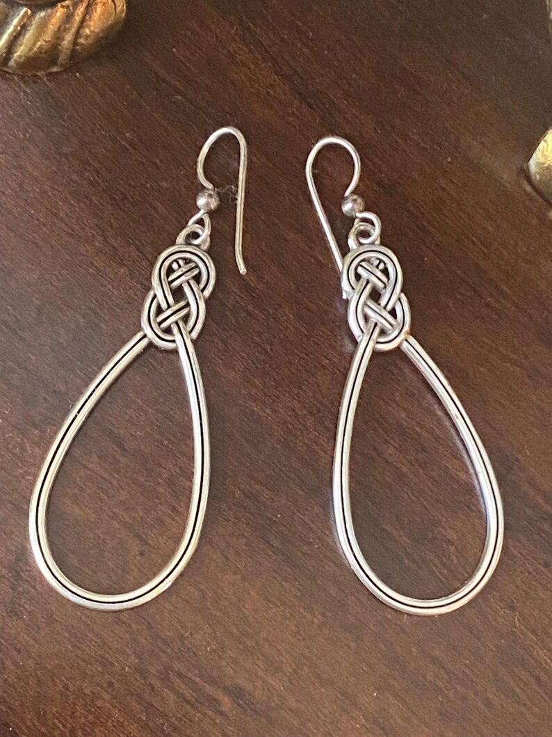 Brighton Interlok French Knot Wire 2” Earrings Ex Condition bild 2
