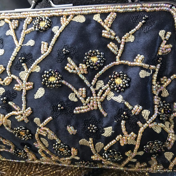 Pretty Vintage Beaded Evening Clutch Hand Bag by … - image 9