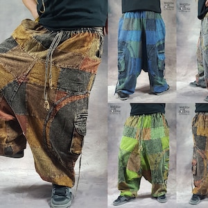 Patchwork Pants - Etsy