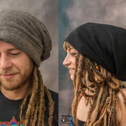Extra Large Baggy Kashmir Beanie Hat 