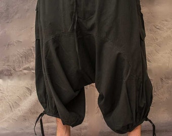 MENS COTTON SHORTS Light Baggy Organic Hippy Psytrance Festival Party Goa Fairtrade
