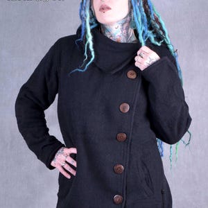 Veste à capuche doublée de polaire : manteau d'hiver bohème