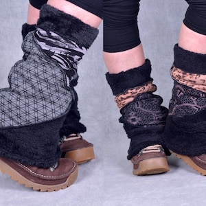 Victorian Style Leg Warmers Crochet and Lace Spats in Soft White Steampunk  Accessories Lots of Colors 