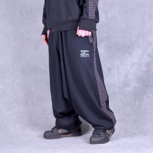 Ali Baba Haremshose Hose Trainingsanzug Stoff Heilige Geometrie Yoga Psytrance Hippy Baggy Warm Lässig Wackeln und Quietschen