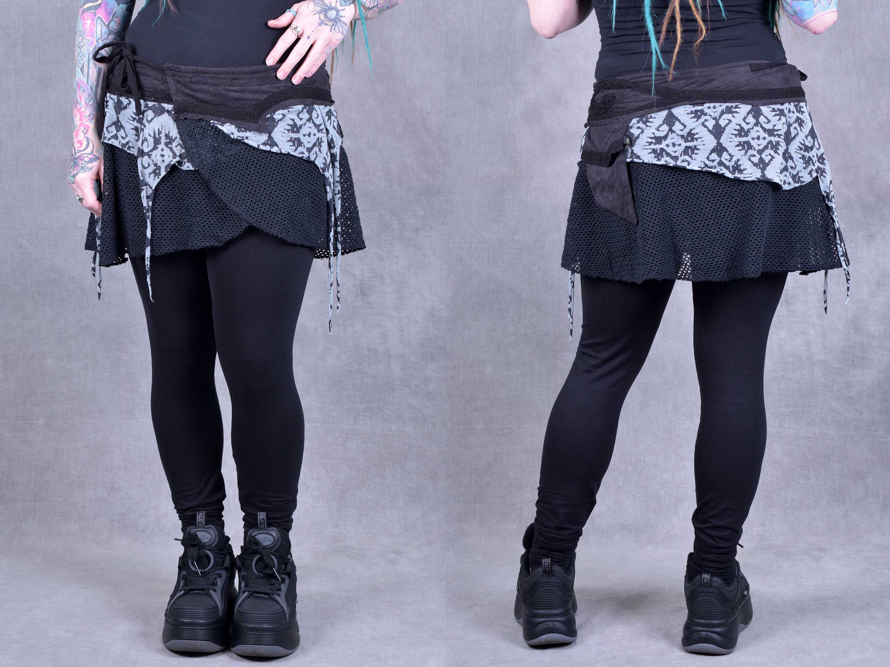 Pixie Wrap Skirt With Secret Pocket Suede Lace Festival Boho Pixie ...
