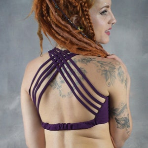 YOGA BRA SPORTS Meditation Hippy Pixie Psytrance Festival Mind Body Soul Bikini