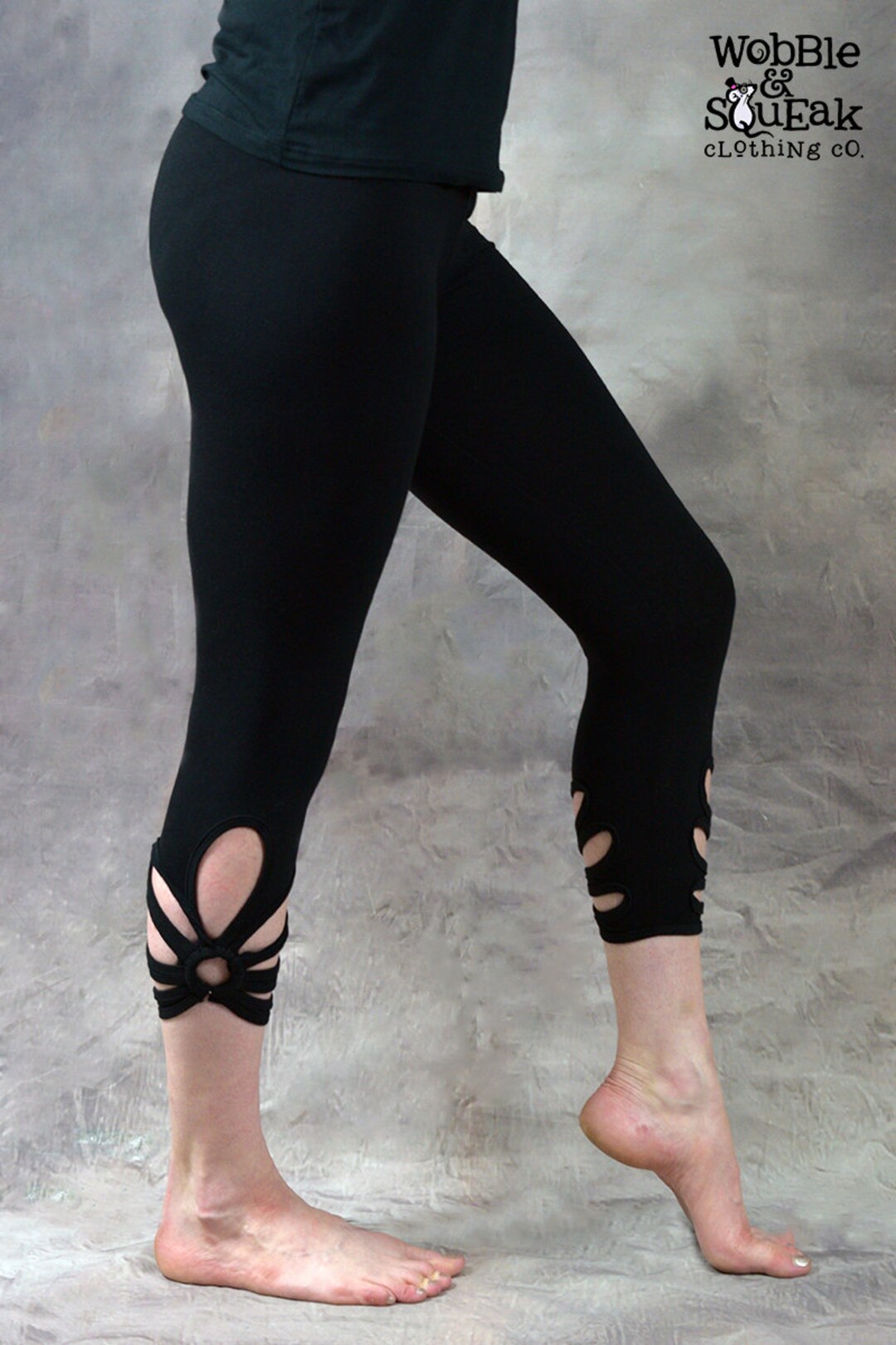 LEGGINGS WOBBLE CON ANNODATURA Slash And Weave Custom Psytrance - Foto 8