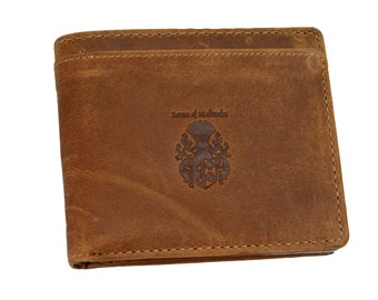 Men's wallet GETTY made of brown grassland leather - BARON of MALTZAHN