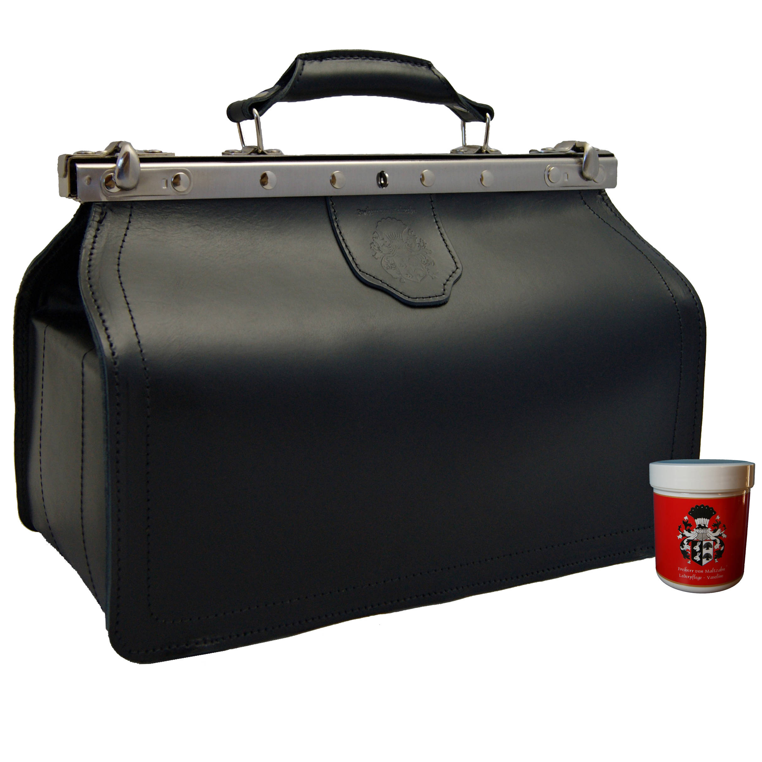 Black Box Calfskin Large Doctor Bag
