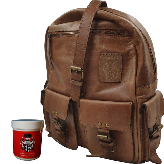 Freiherr Von Maltzahn Leather Backpack 