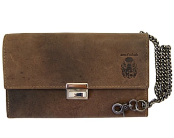 Waiter's wallet TRUMP of grassland leather with removable chain - BARON of MALTZAHN