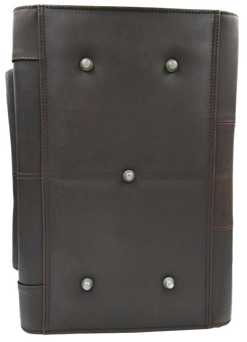 Doctor/'s bag TRISTAN with front pocket brown cow leather BARON of MALTZAHN