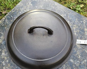 Vintage Griswold zelfrijgen #8 klein logo biologisch gekruid deksel