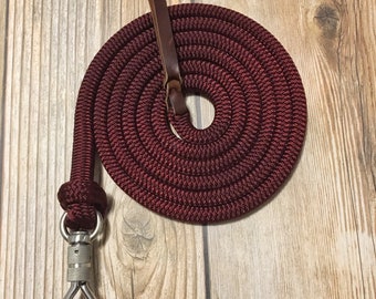 Custom 10 Foot Lead Rope, Yacht Rope Lead, Custom Lead Rope, Yacht Lead Rope, Clinician Lead Rope