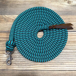 Custom 12 Foot Lead Rope, Yacht Rope Lead, Custom Lead Rope, Yacht Lead Rope, Clinician Lead Rope image 6