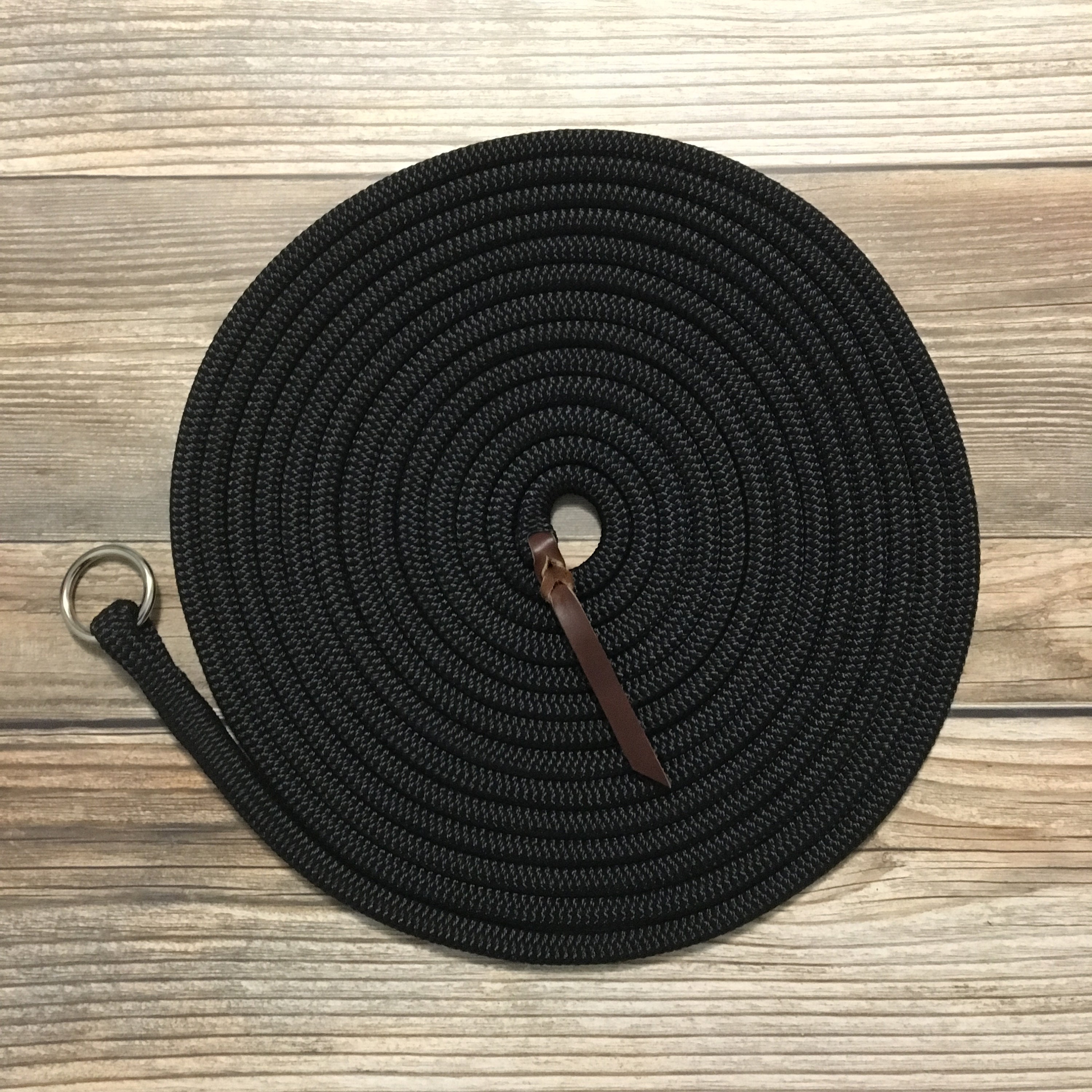 Custom Training Line with O Ring, Lunge Line with O Ring, Yacht Rope Lunge Line