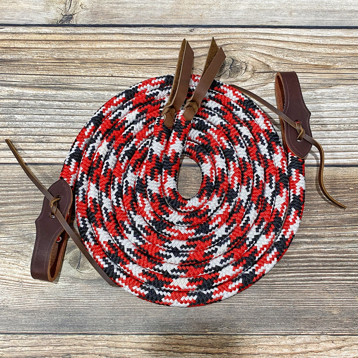 Custom Split Yacht Rope Reins With Tie on Slobber Straps - Etsy