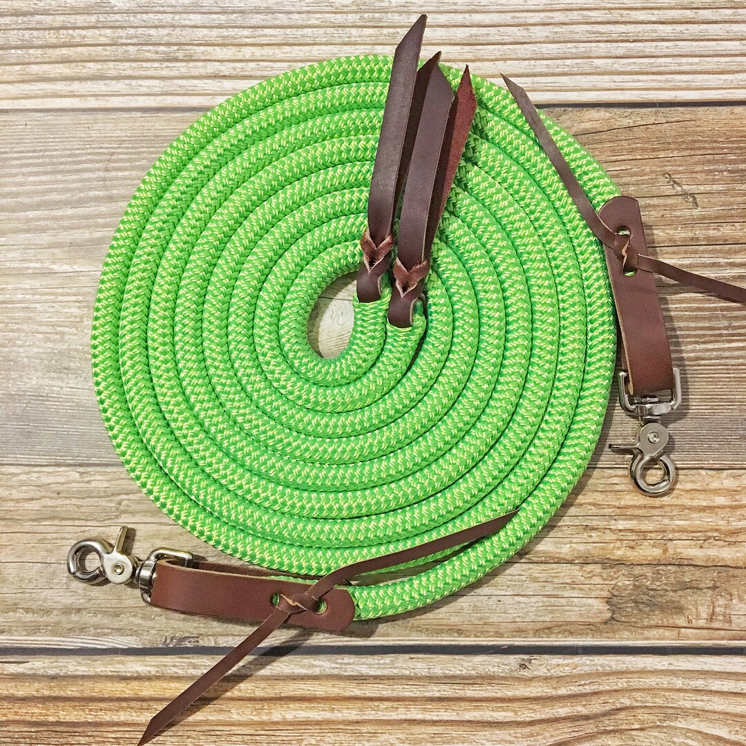 Custom Split Yacht Rope Reins With Snaps, Yacht Rope Reins With Snaps ...